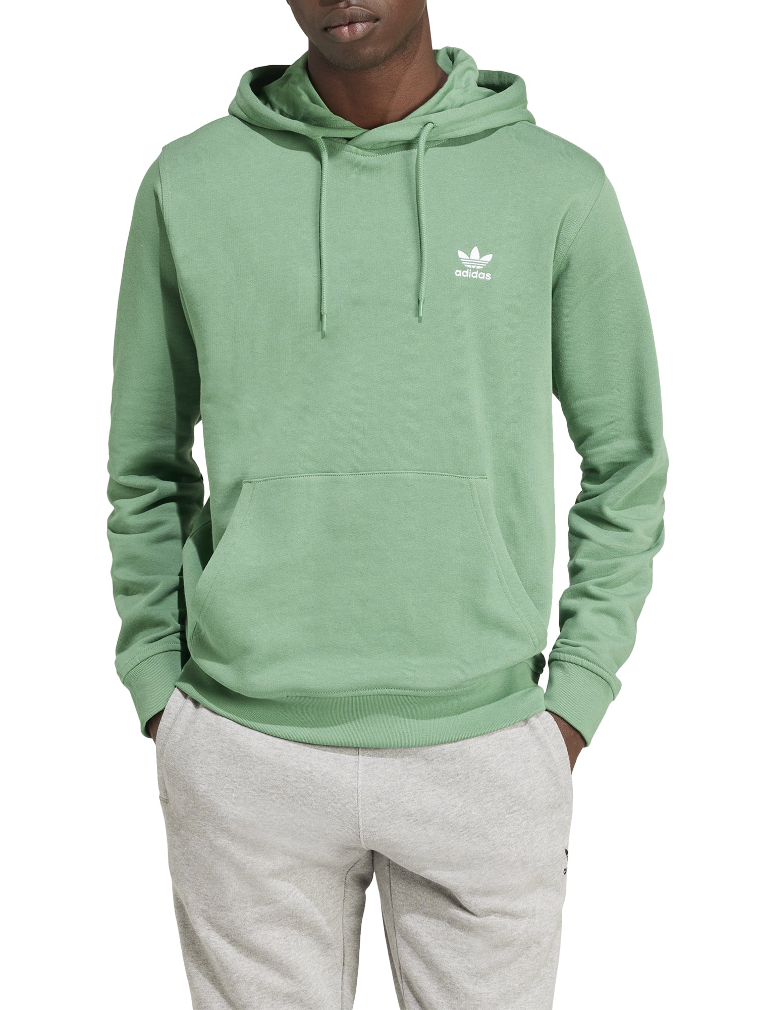 ADIDAS ORIGINALS FELPA TREFOIL ESSENTIALS VERDE