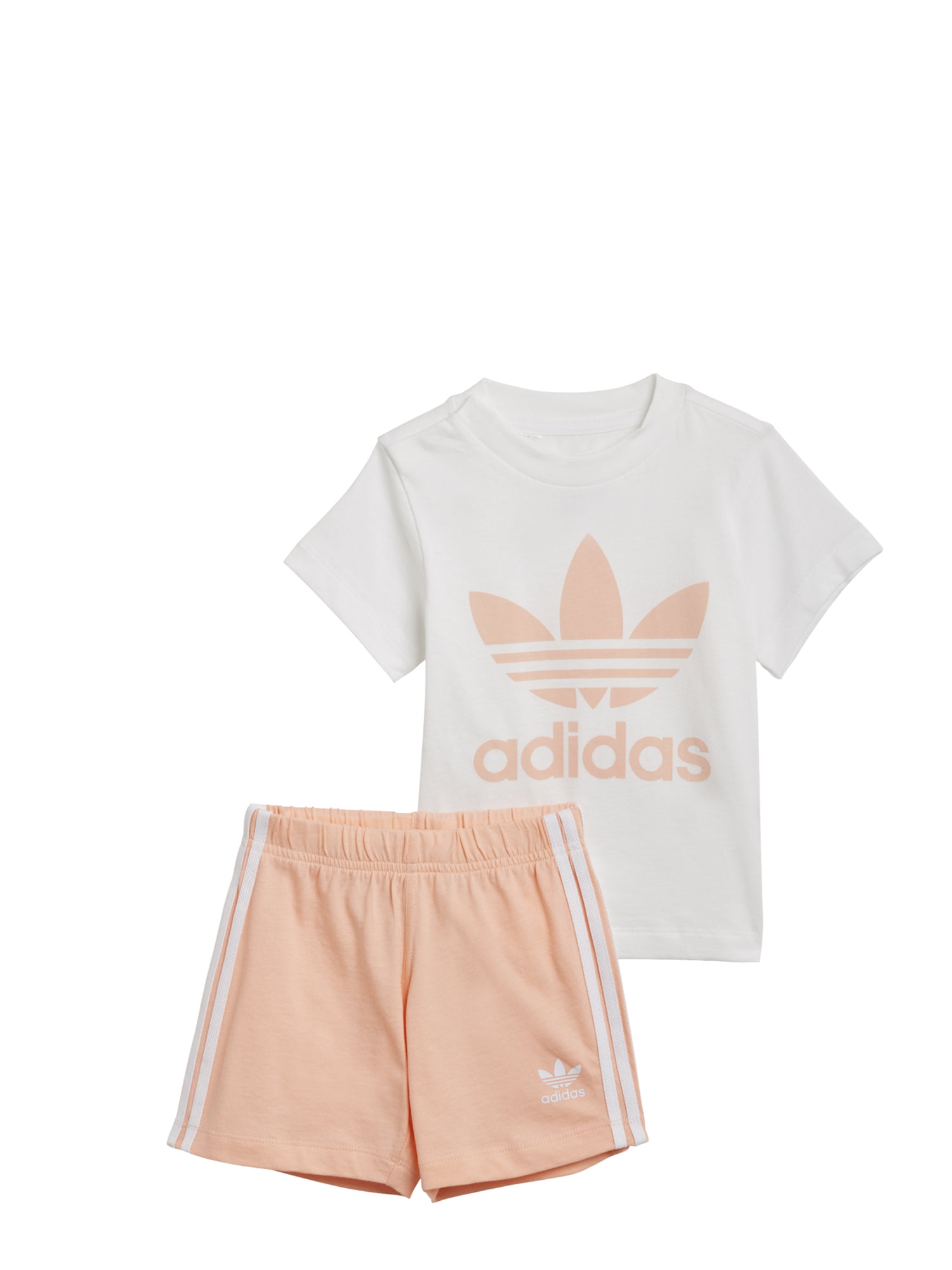 ADIDAS ORIGINALS COMPLETO TREFOIL ROSA CHIARO - BIANCO