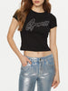 guess-t-shirt-cropped-rib-logo-nero