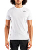 kappa-t-shirt-cafers-slim-bianco