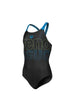 arena-costume-da-bagno-con-logo-a-specchio-nero