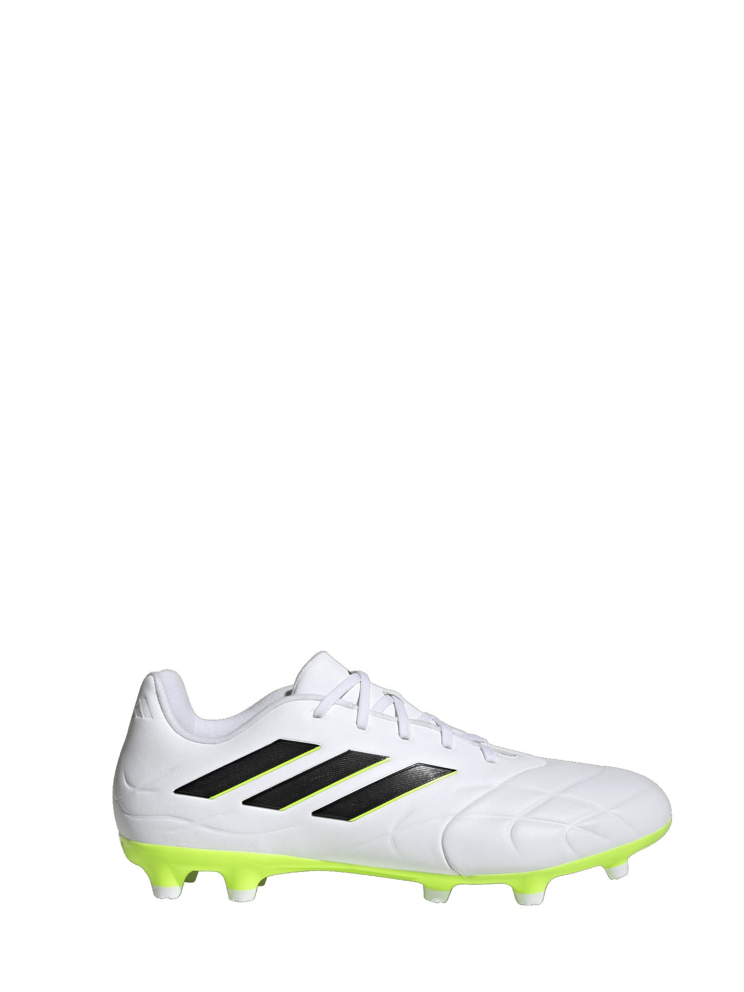 ADIDAS SCARPE CALCIO COPA PURE.3 FIRM GROUND BIANCO - VERDE ACIDO