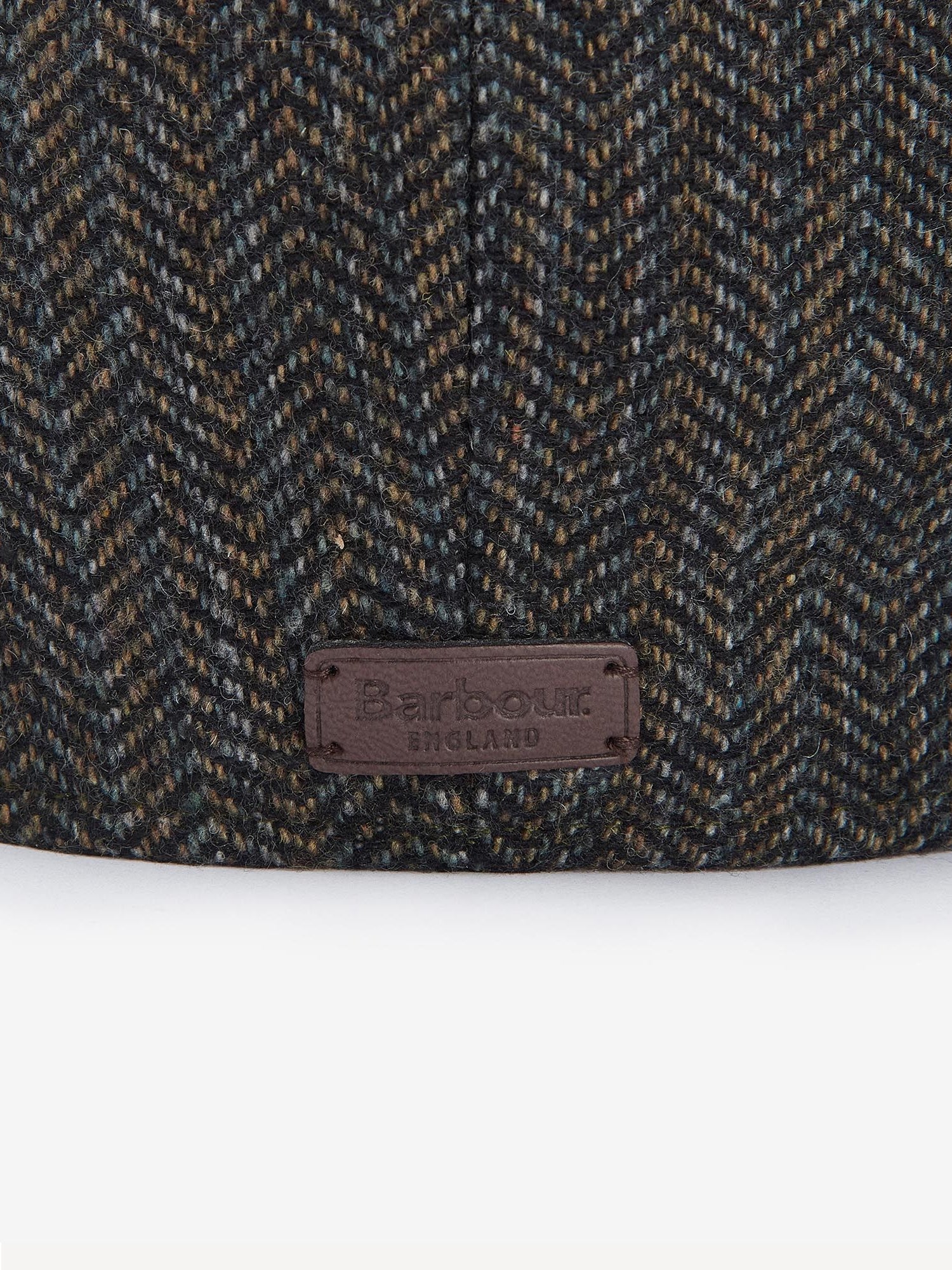 BARBOUR BAKER BOY CAPPELLO IN TWEED VERDE OLIVA