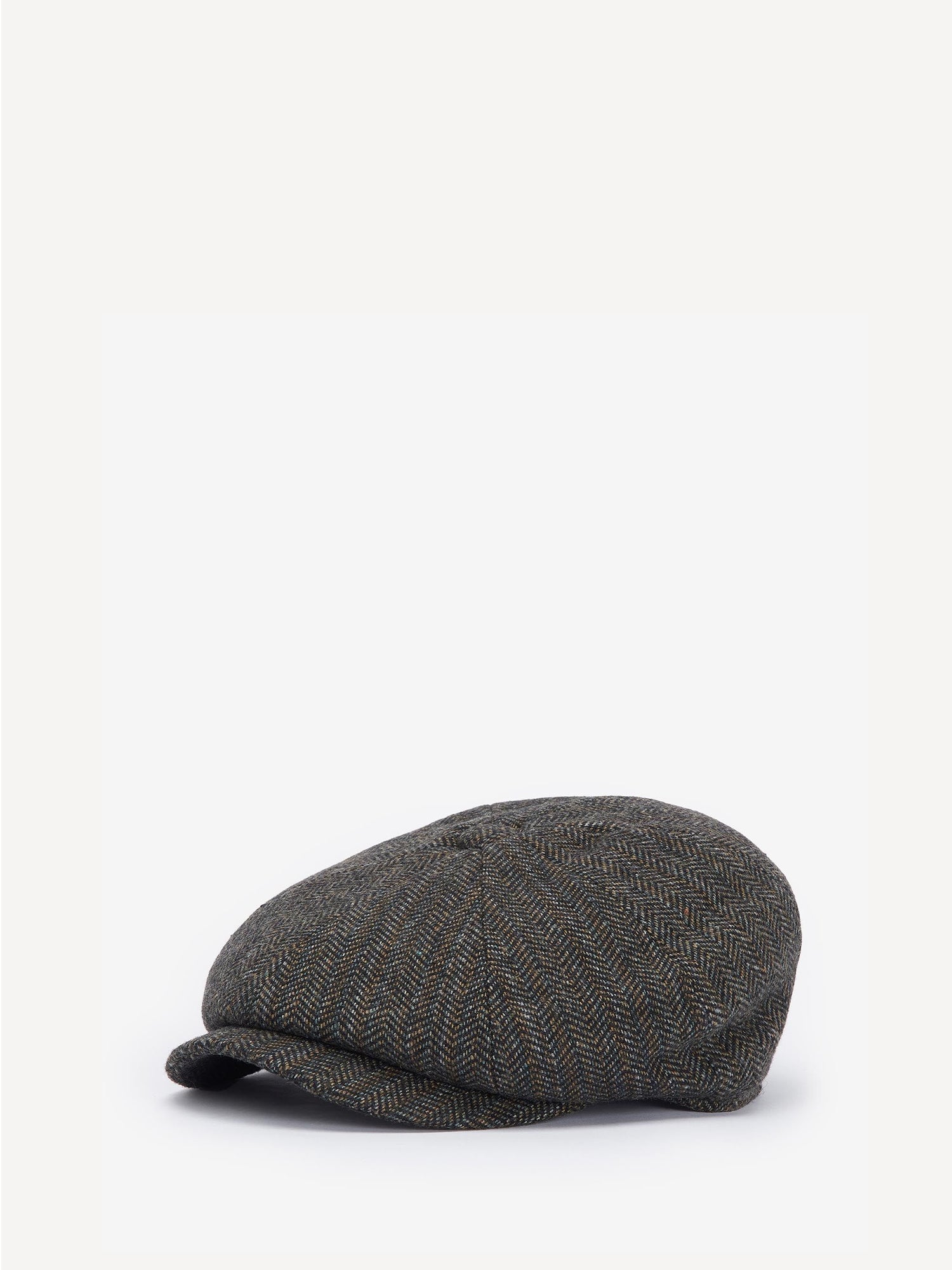 BARBOUR BAKER BOY CAPPELLO IN TWEED VERDE OLIVA