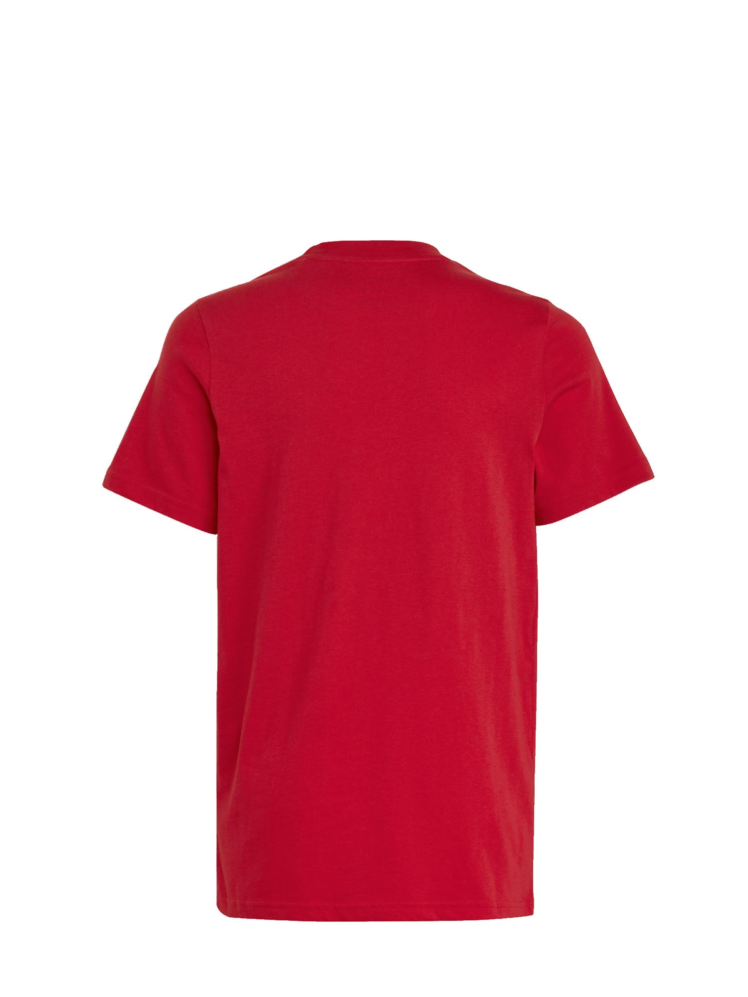 ADIDAS T-SHIRT ESSENTIALS SMALL LOGO ROSSO