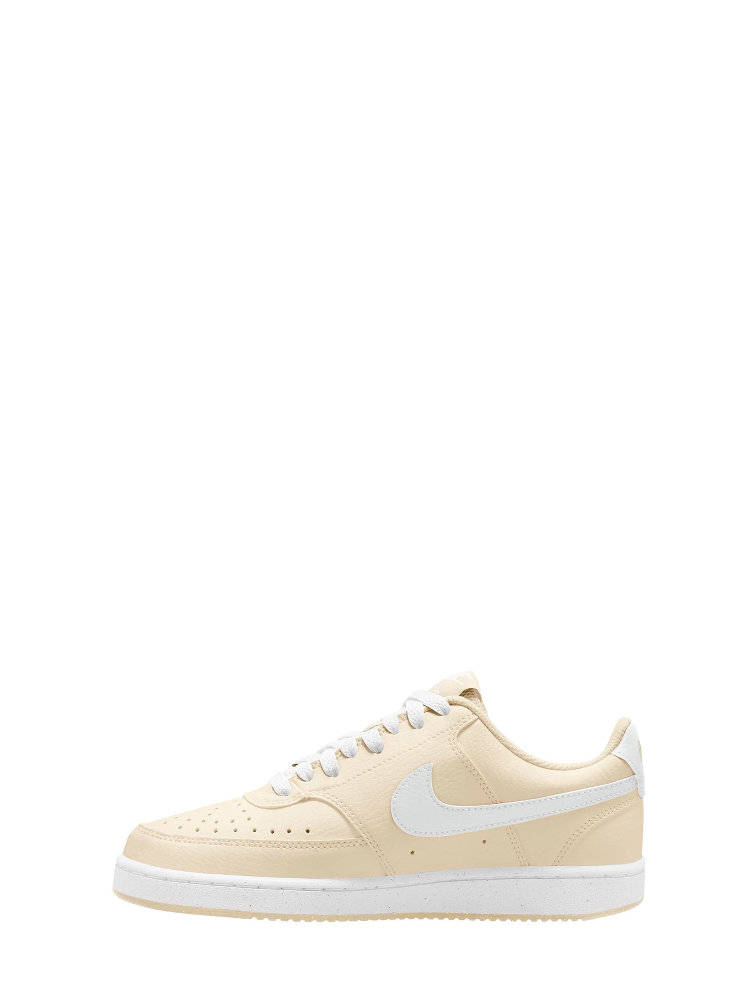 NIKE SNEAKERS COURT VISION LOW NEXT NATURE BIANCO-BEIGE