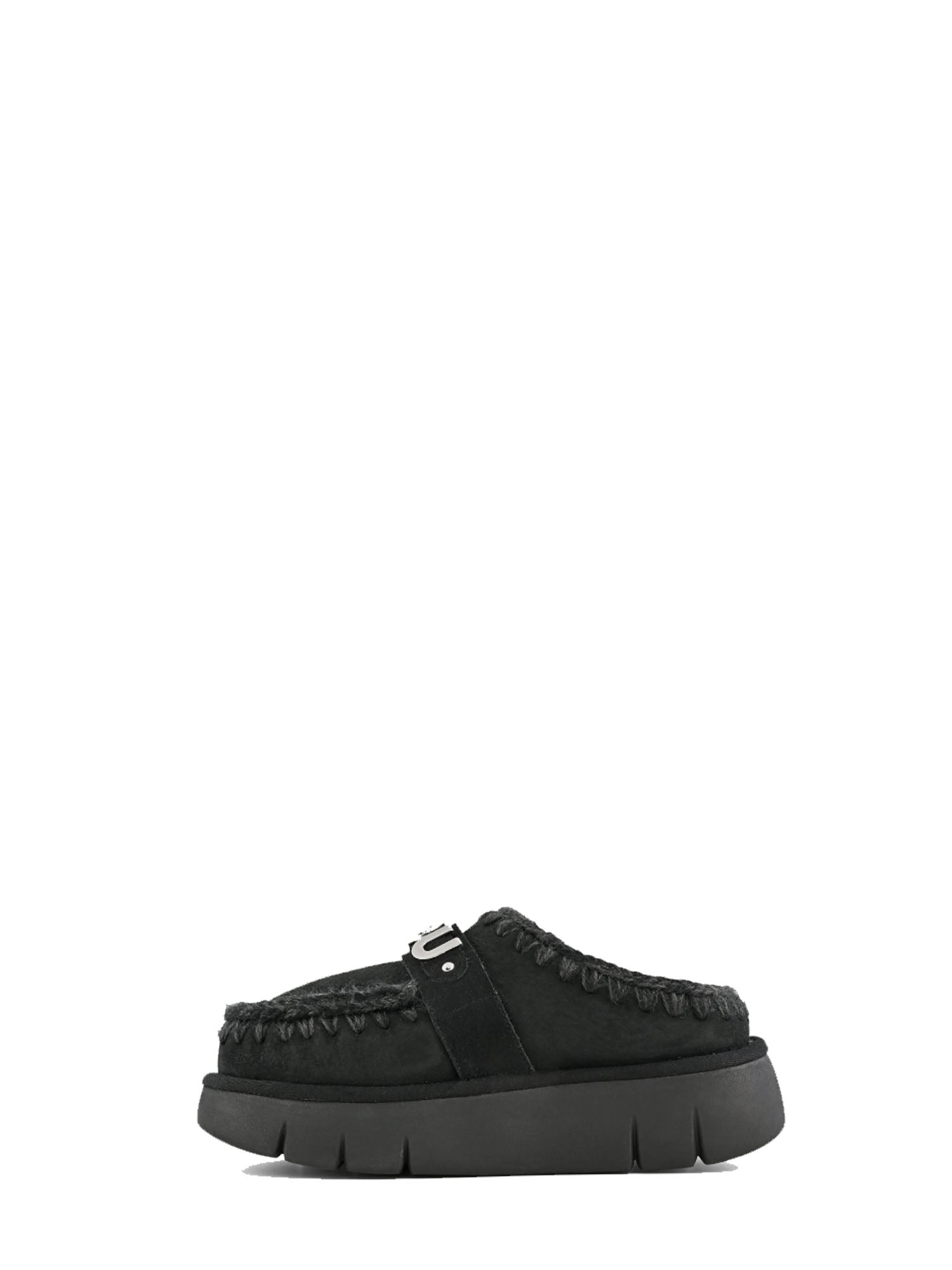 MOU SCARPE BOUNCE CLOG METAL LOGO NERO