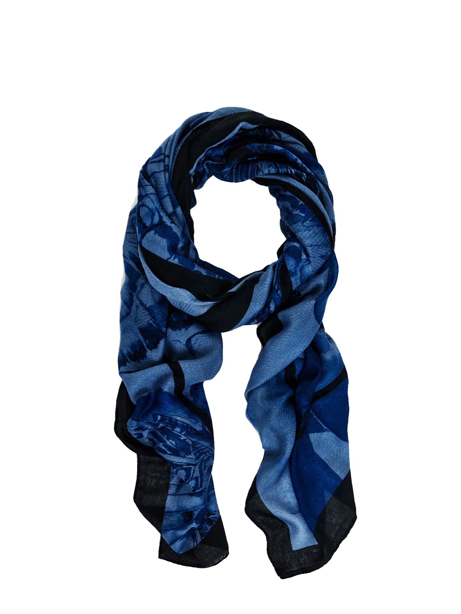 DESIGUAL FOULARD FARFALLE BLU