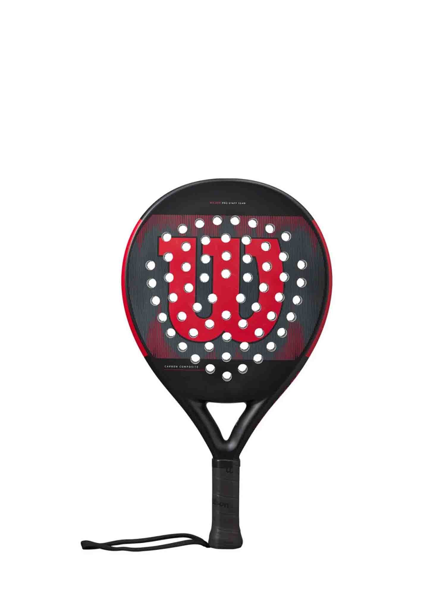 WILSON PRO STAFF TEAM RACCHETTA DA PADEL NERO-ROSSO