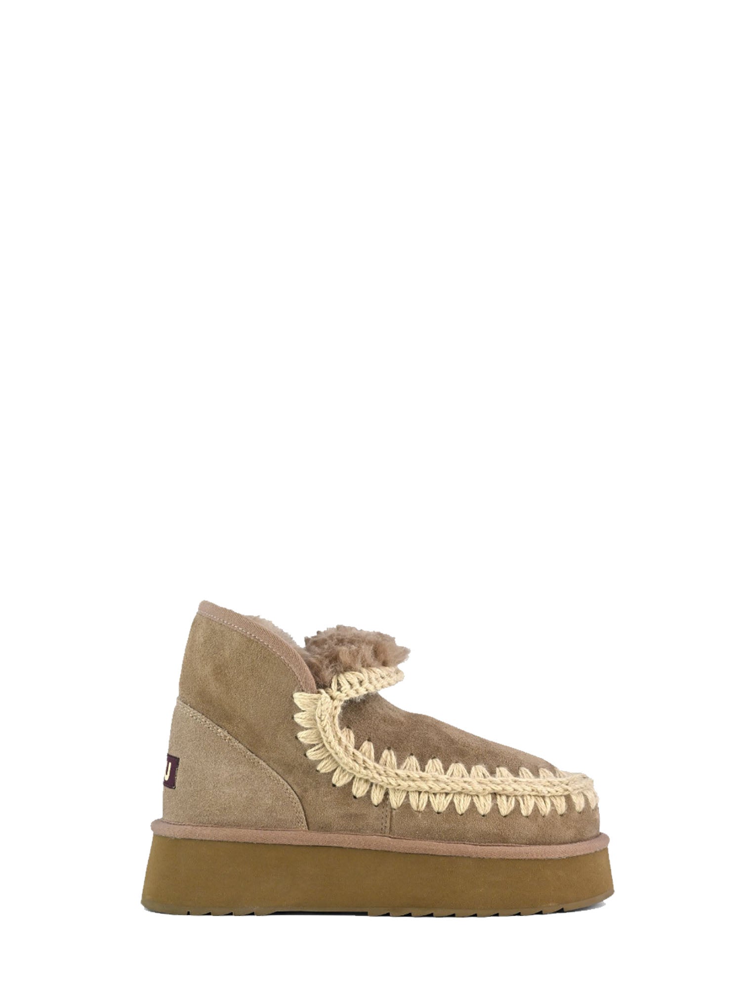 MOU STIVALETTO MINI ESKIMO PLATFORM BOOT GRIGIO ELEFANTE