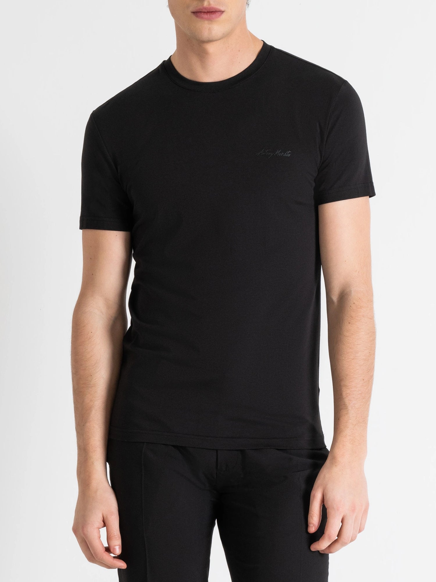 ANTONY MORATO T-SHIRT SUPER SLIM FIT NERO