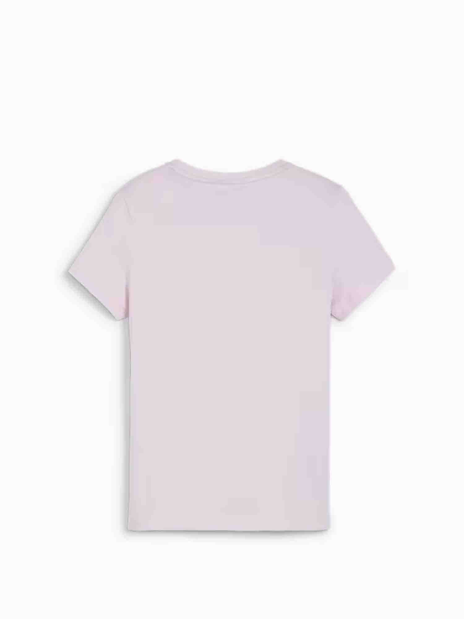 PUMA T-SHIRT CON LOGO ESSENTIALS DA RAGAZZA GRAPE MIST