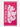 SUNDEK TELO MARE JACQUARD CON LOGO FUXIA - ROSA