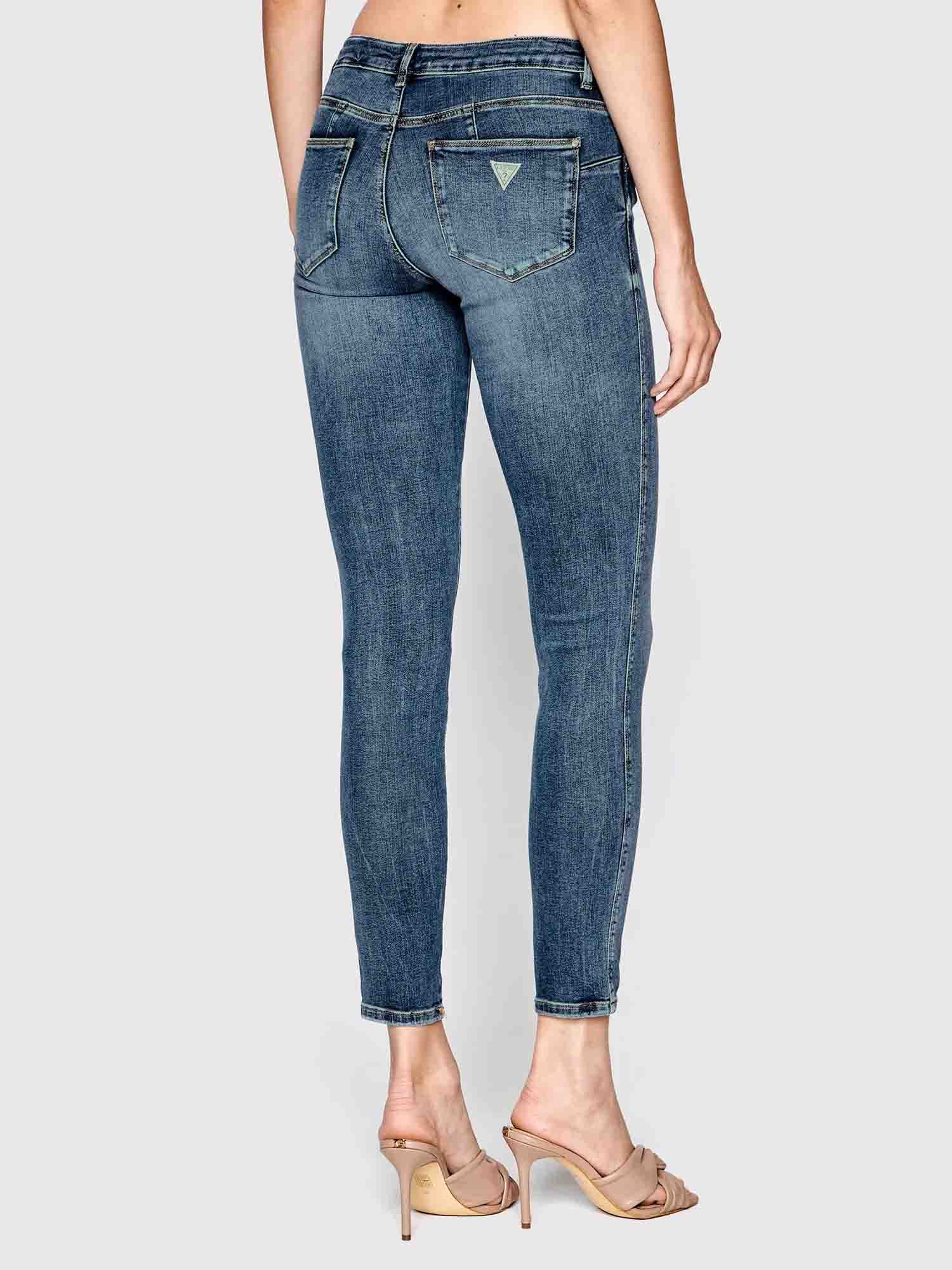 GUESS JEANS CURVE X JEANS SKINNY BLU