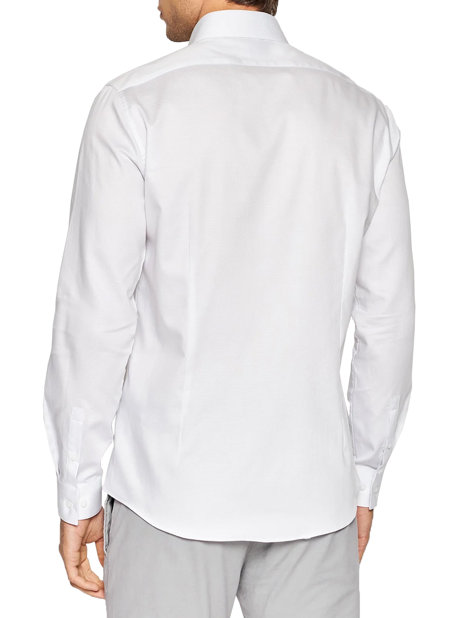 CALVIN KLEIN CAMICIA SLIM BIANCO