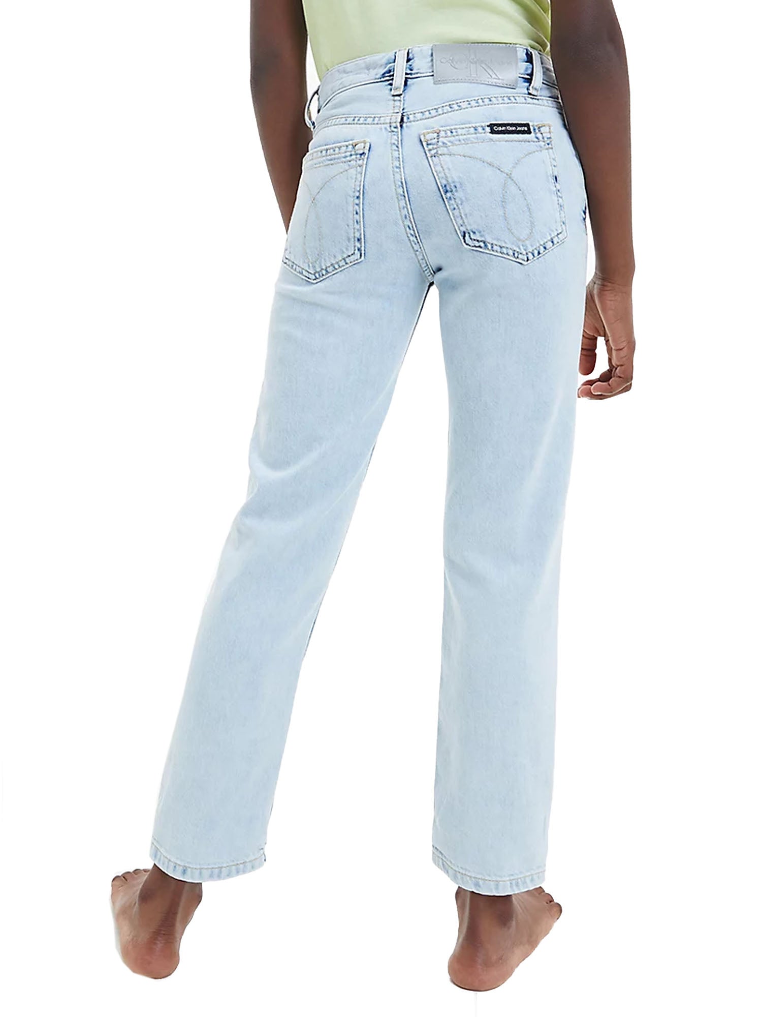 CALVIN KLEIN JEANS RELAXED A VITA ALTA  DENIM LIGHT