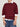 TOMMY HILFIGER PULLOVER CON BANDIERINA RICAMATA BORDEAUX