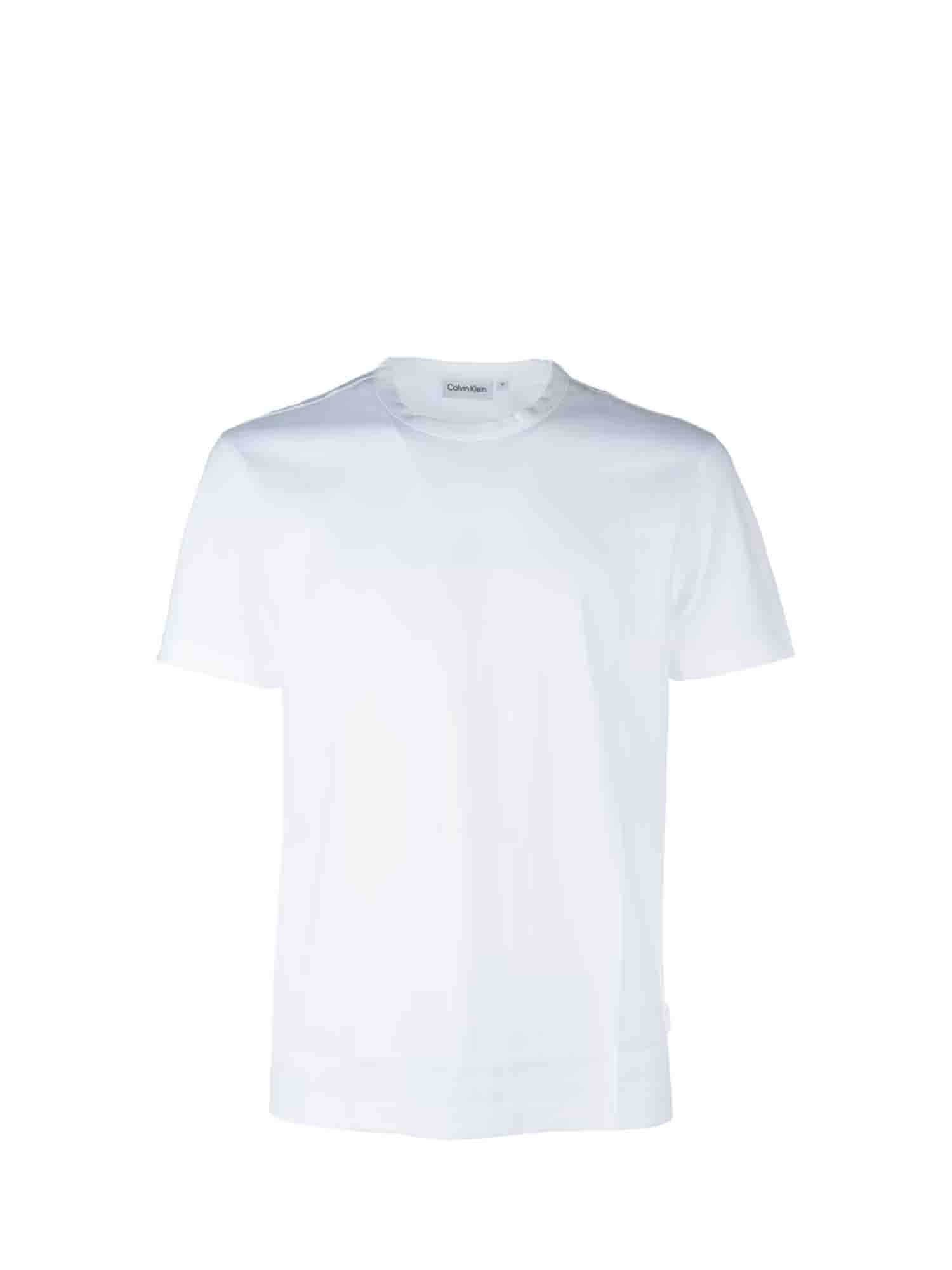 CALVIN KLEIN T-SHIRT GIROCOLLO BIANCO