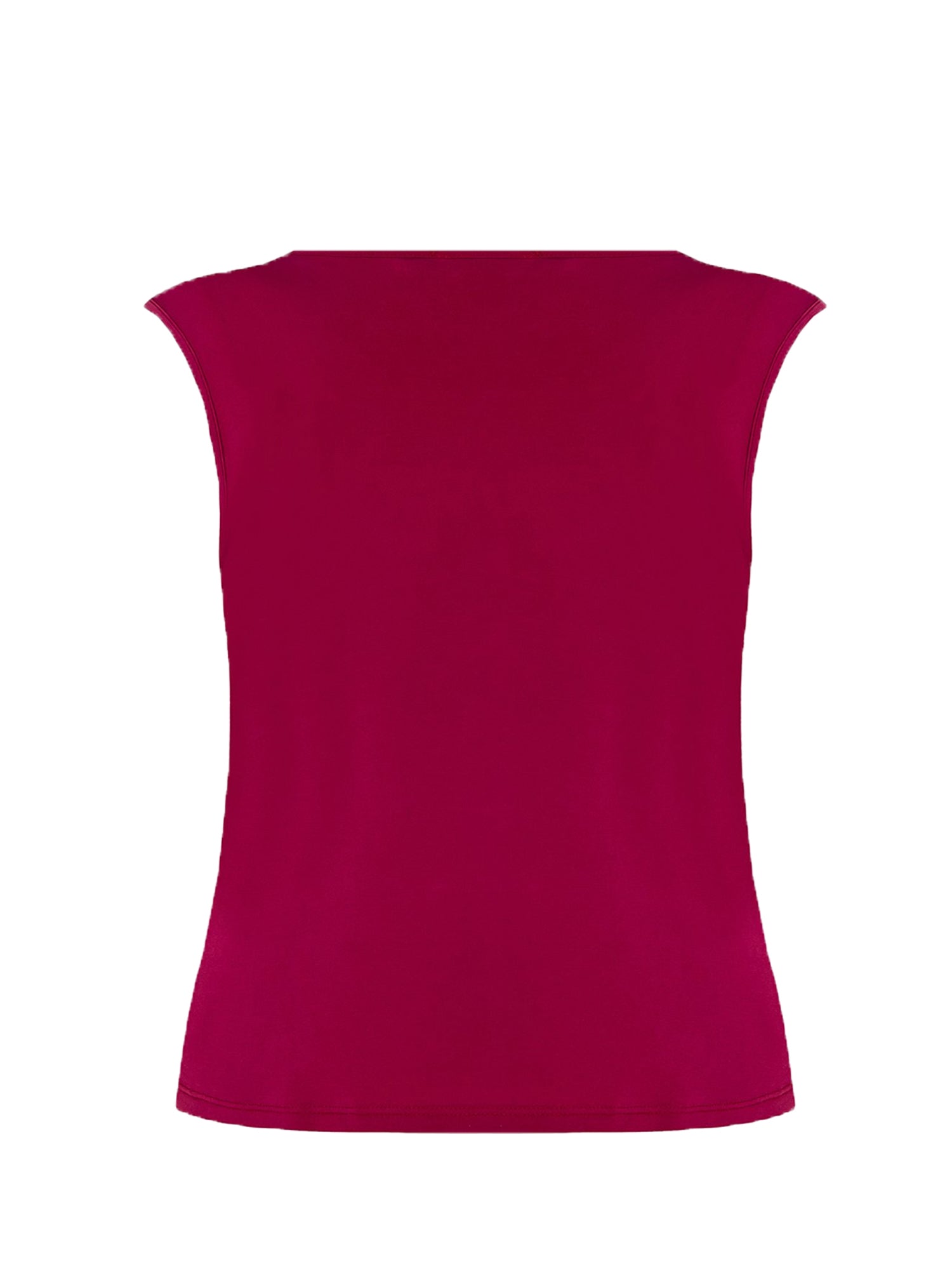 RINASCIMENTO CURVY TOP DI PAILLETTES BORDEAUX ROSSO