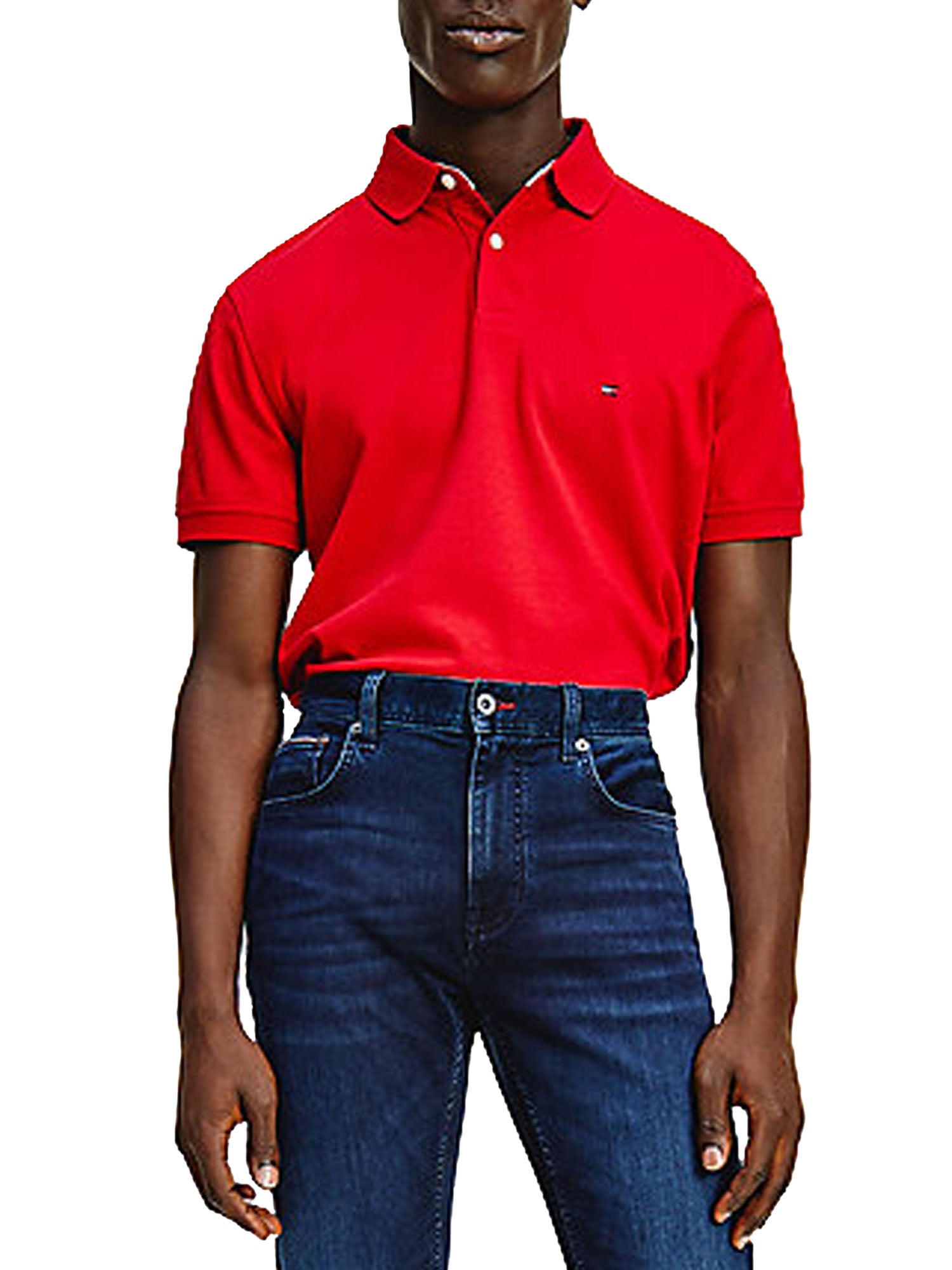 TOMMY HILFIGER POLO 1985 REGULAR FIT ROSSO