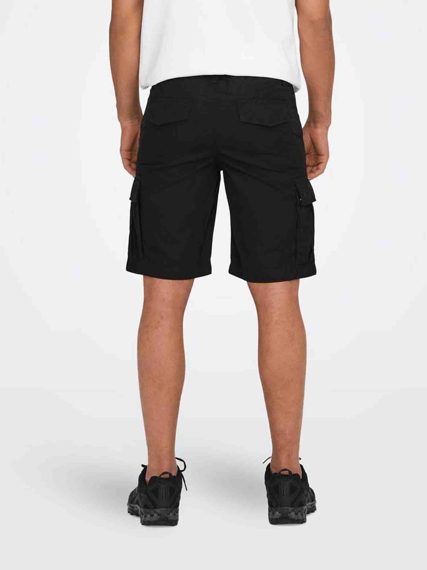 ONLY&SONS LOC SHORT CARGO NERO