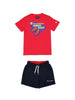 champion-completino-mare-t-shirt-e-costume-rosso