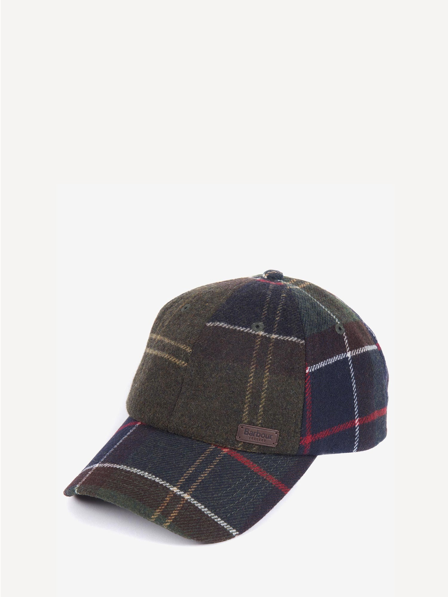 BARBOUR GALINGALE CAPPELLINO CON VISIERA TARTAN VERDE