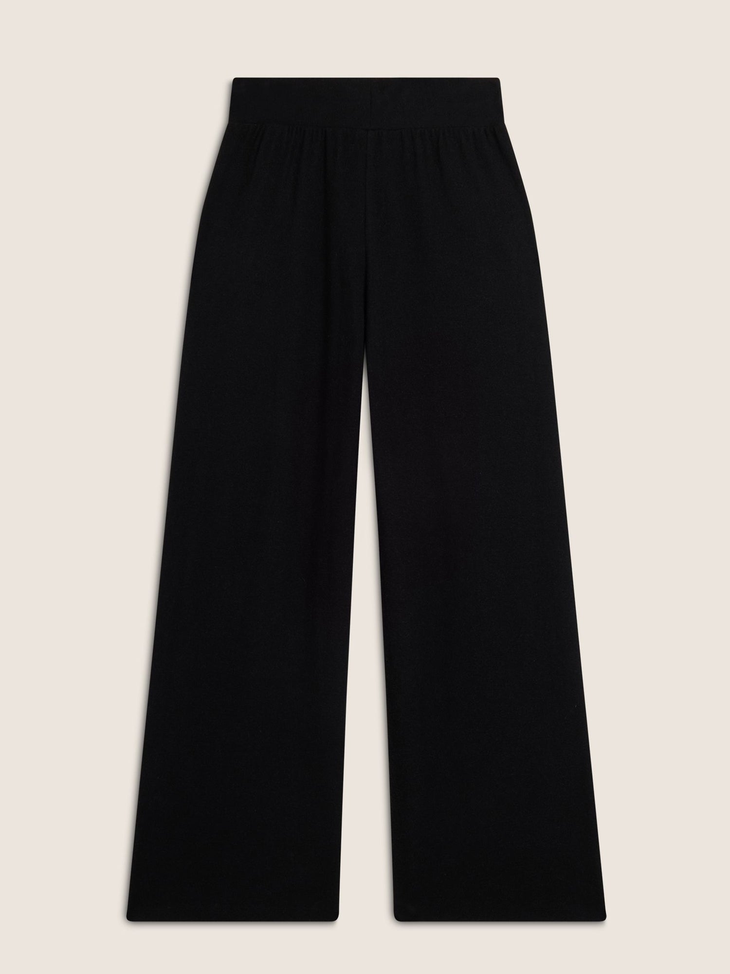 FREDDY PANTALONI WIDE LEG EFFETTO TRICOT NERO