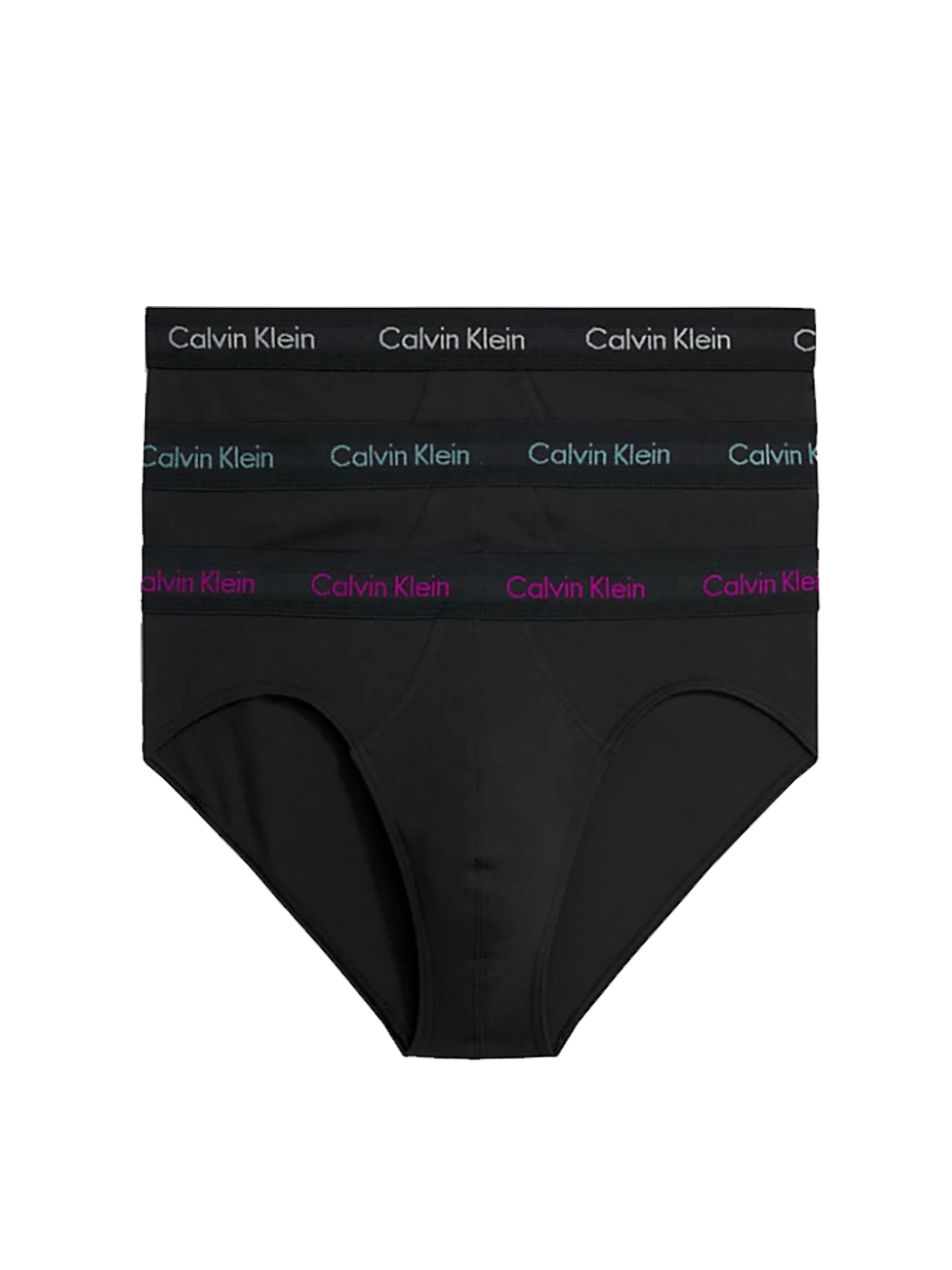 CALVIN KLEIN UNDERWEAR SLIP CLASSICO 3PACK NERO