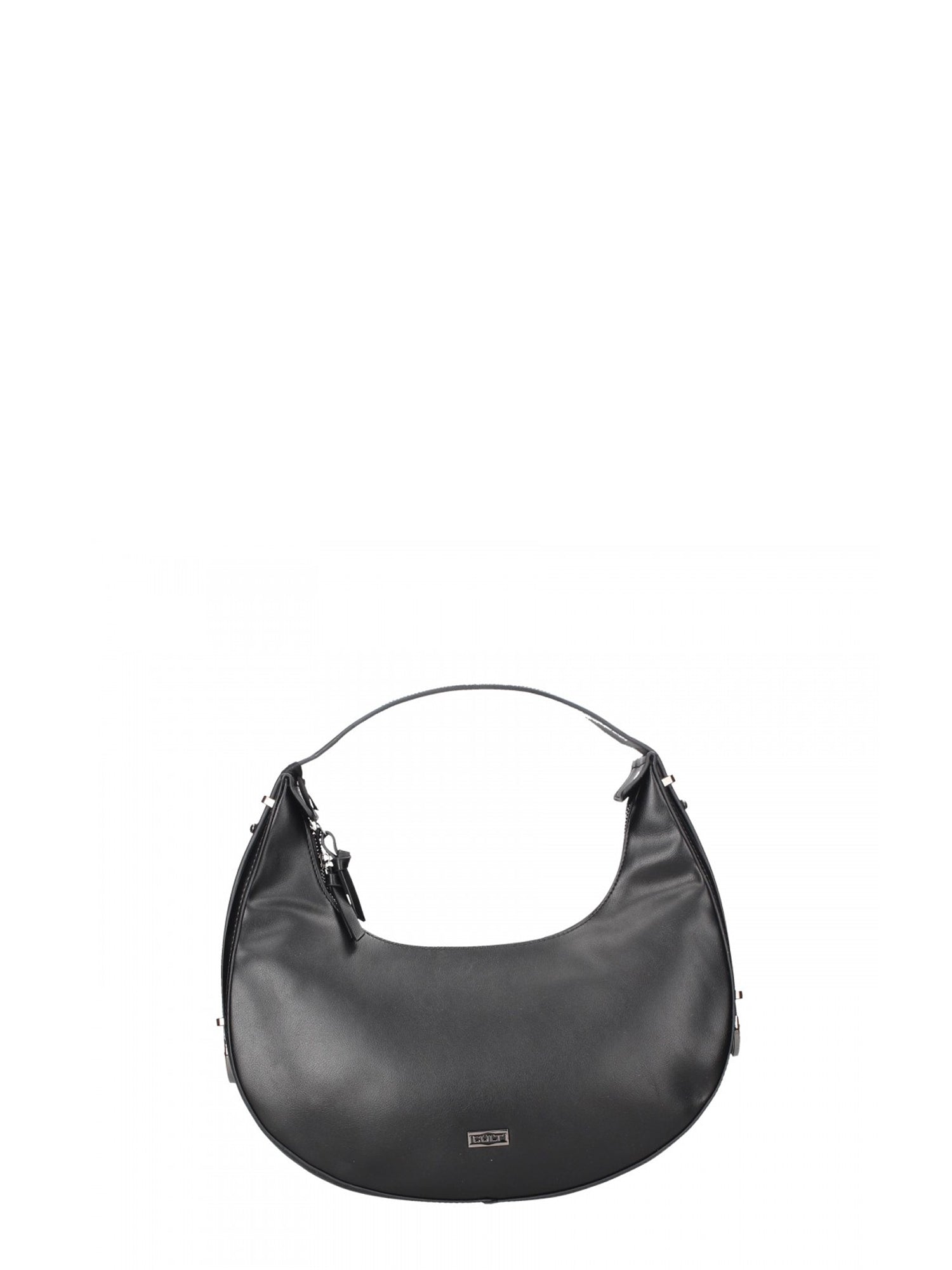 CULT ACCESSORIES BORSA MEZZA LUNA NERO