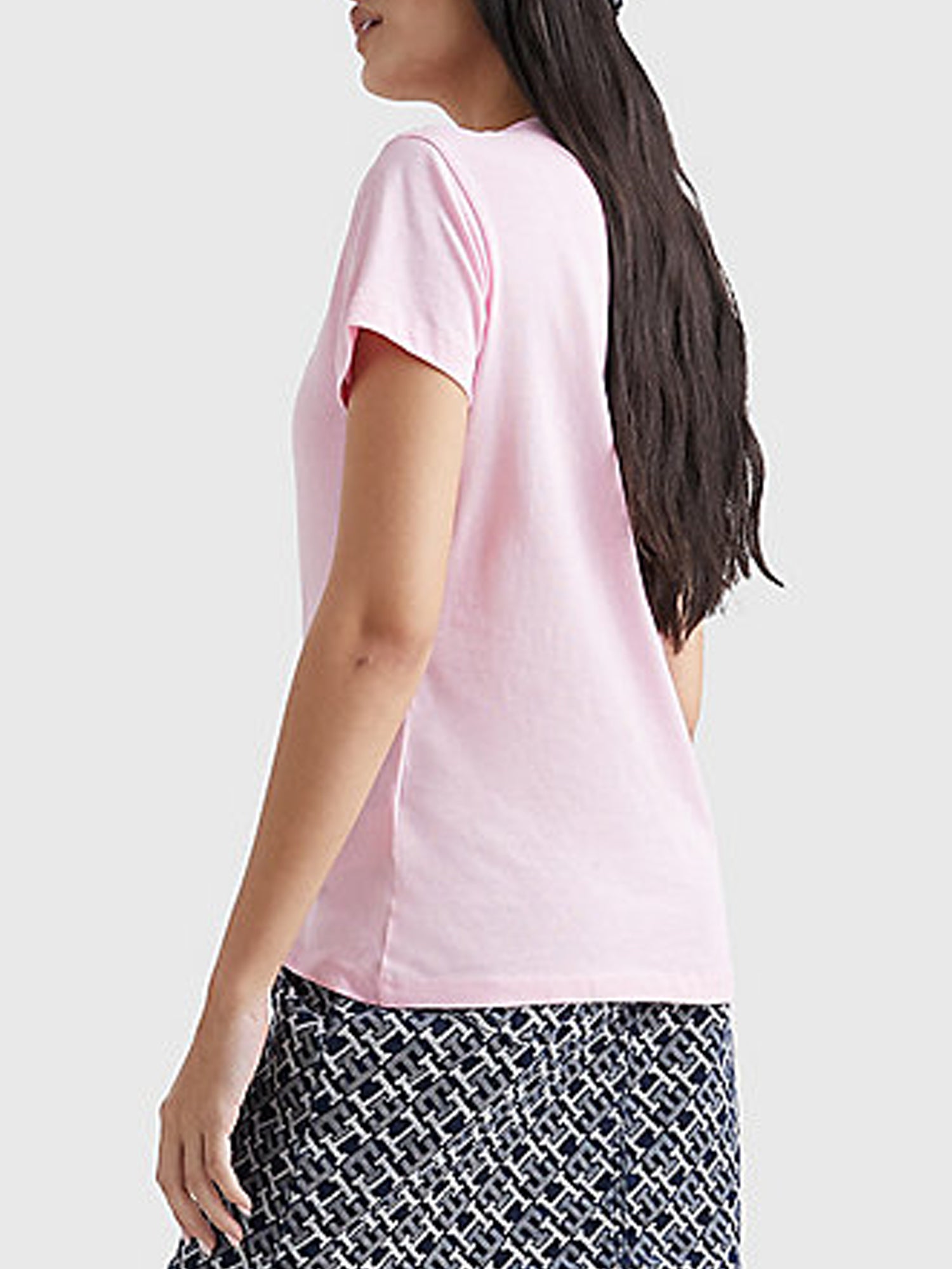 TOMMY HILFIGER T-SHIRT NEW CREW ROSA