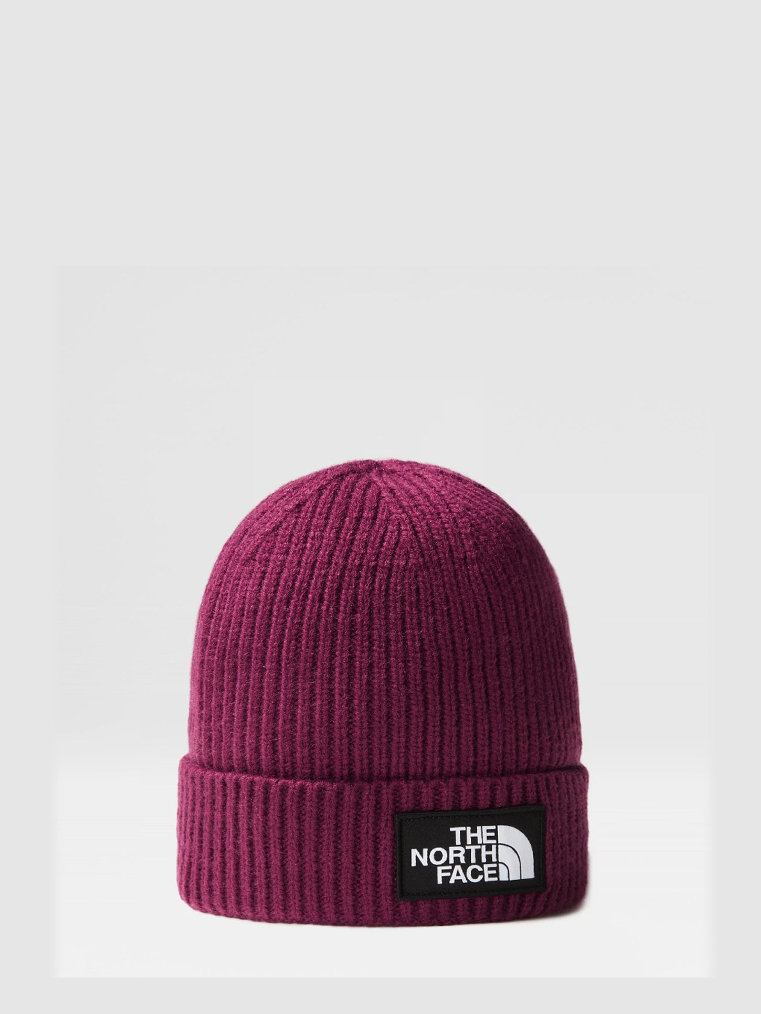 THE NORTH FACE CAPPELLO CON RISVOLTO E LOGO BOX VIOLA