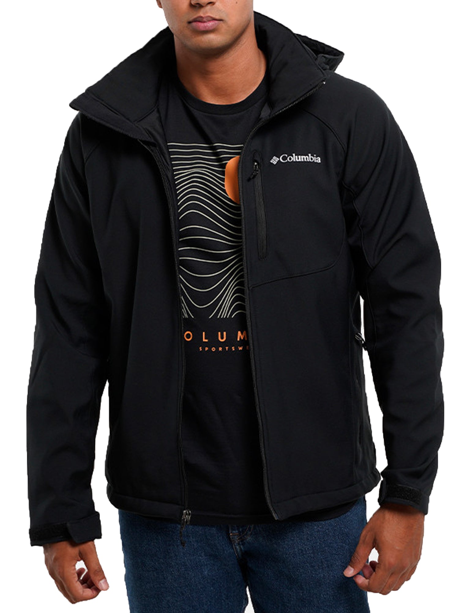 COLUMBIA GIACCA CASCADE RIDGE™ III SOFTSHELL NERO