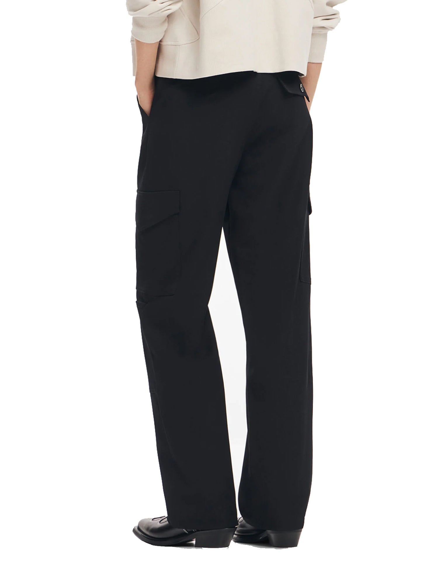 DESIGUAL PANTALONI CARGO NERO