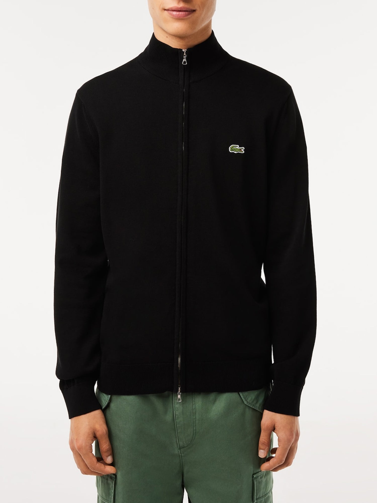 LACOSTE PULLOVER NERO