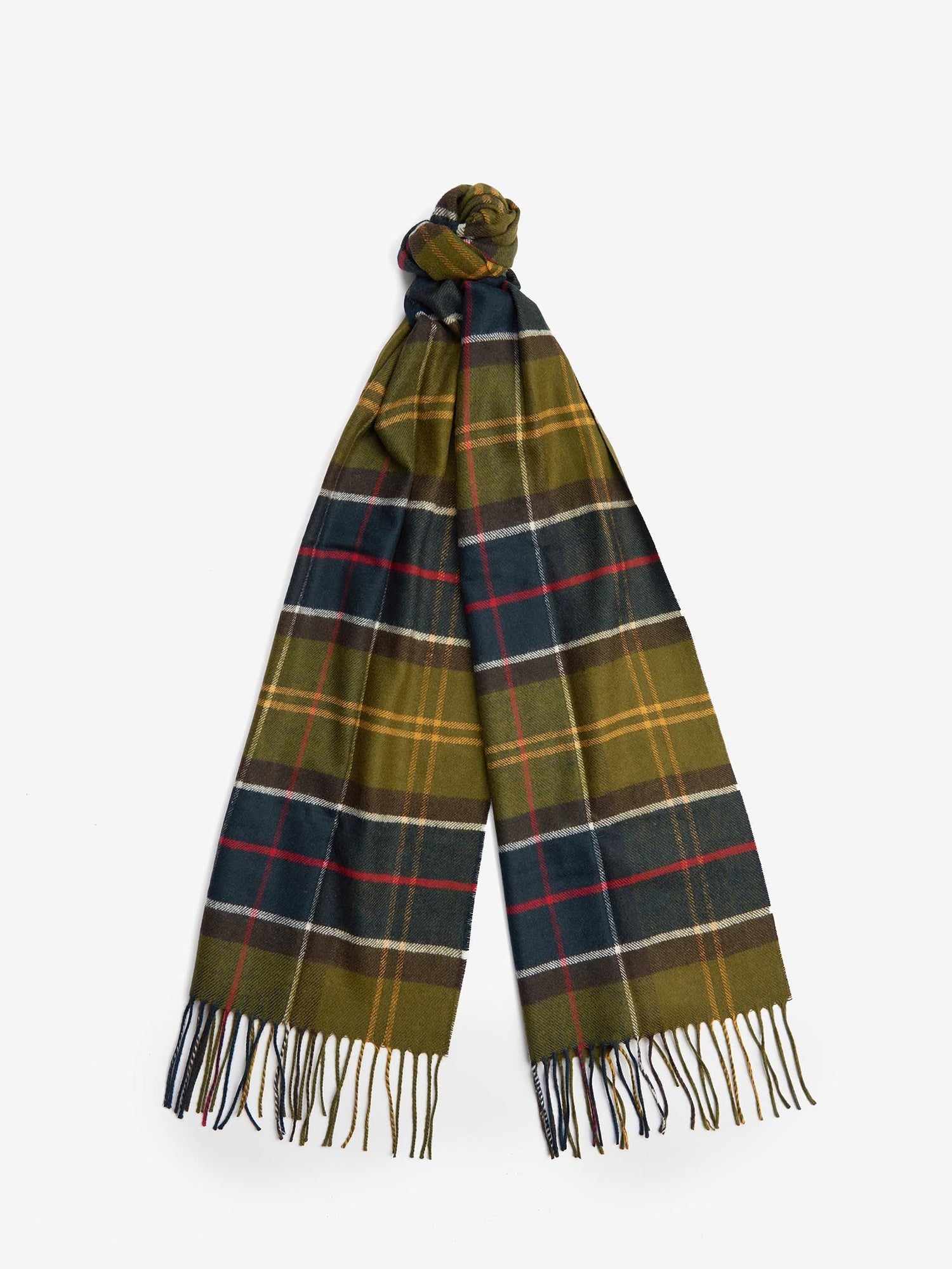 BARBOUR YAXLEY SCIARPA TARTAN VERDE