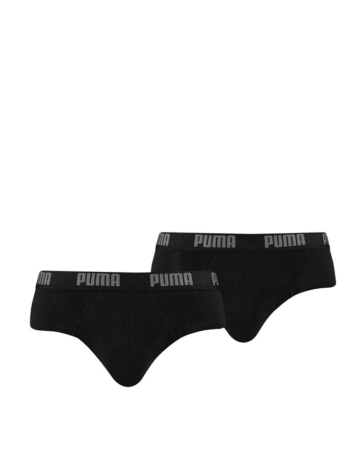 PUMA SLIP BASIC BRIEF 2PACK NERO