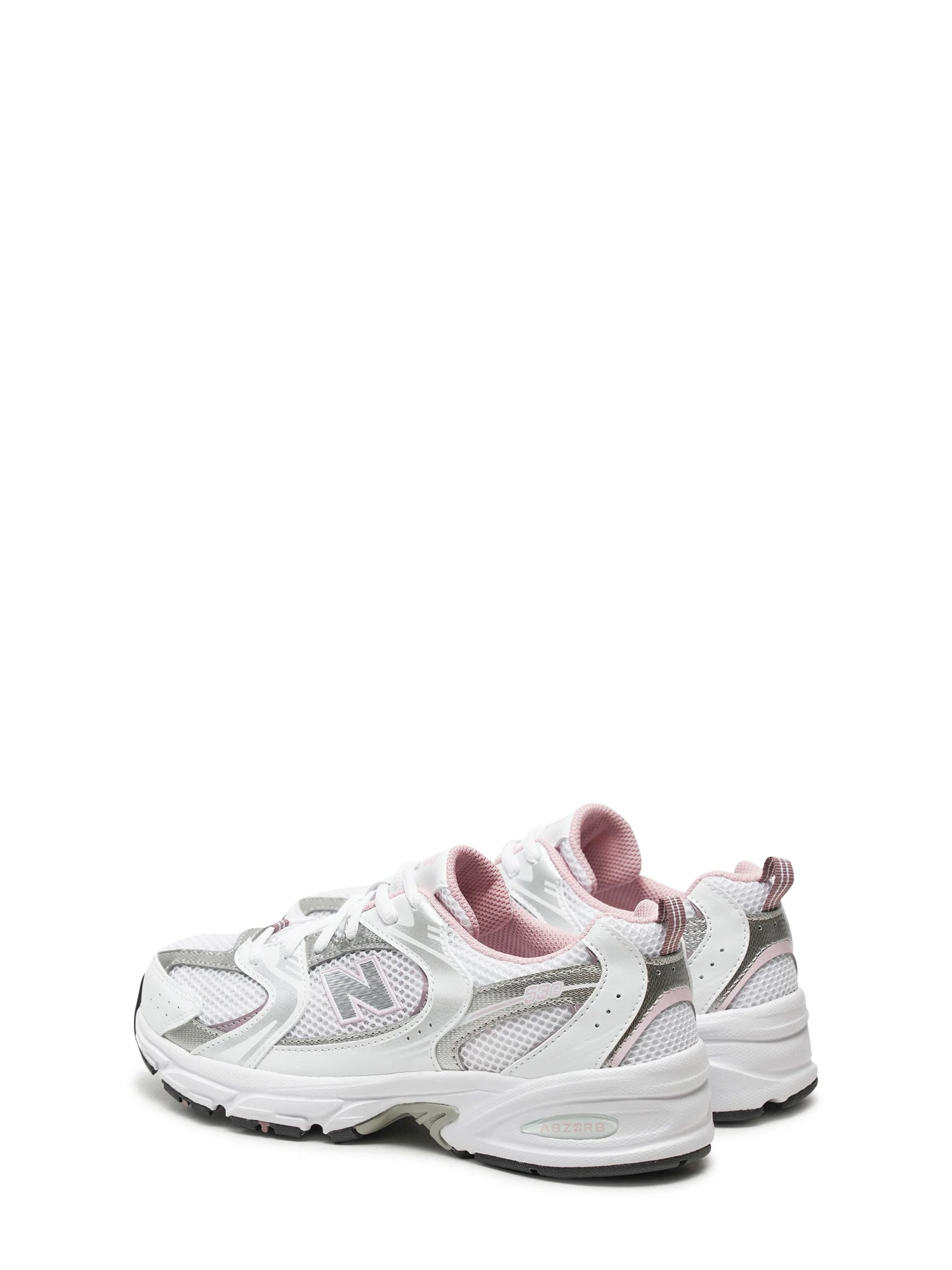 NEW BALANCE SNEAKERS KIDS 530 BIANCO-SILVER -ROSA