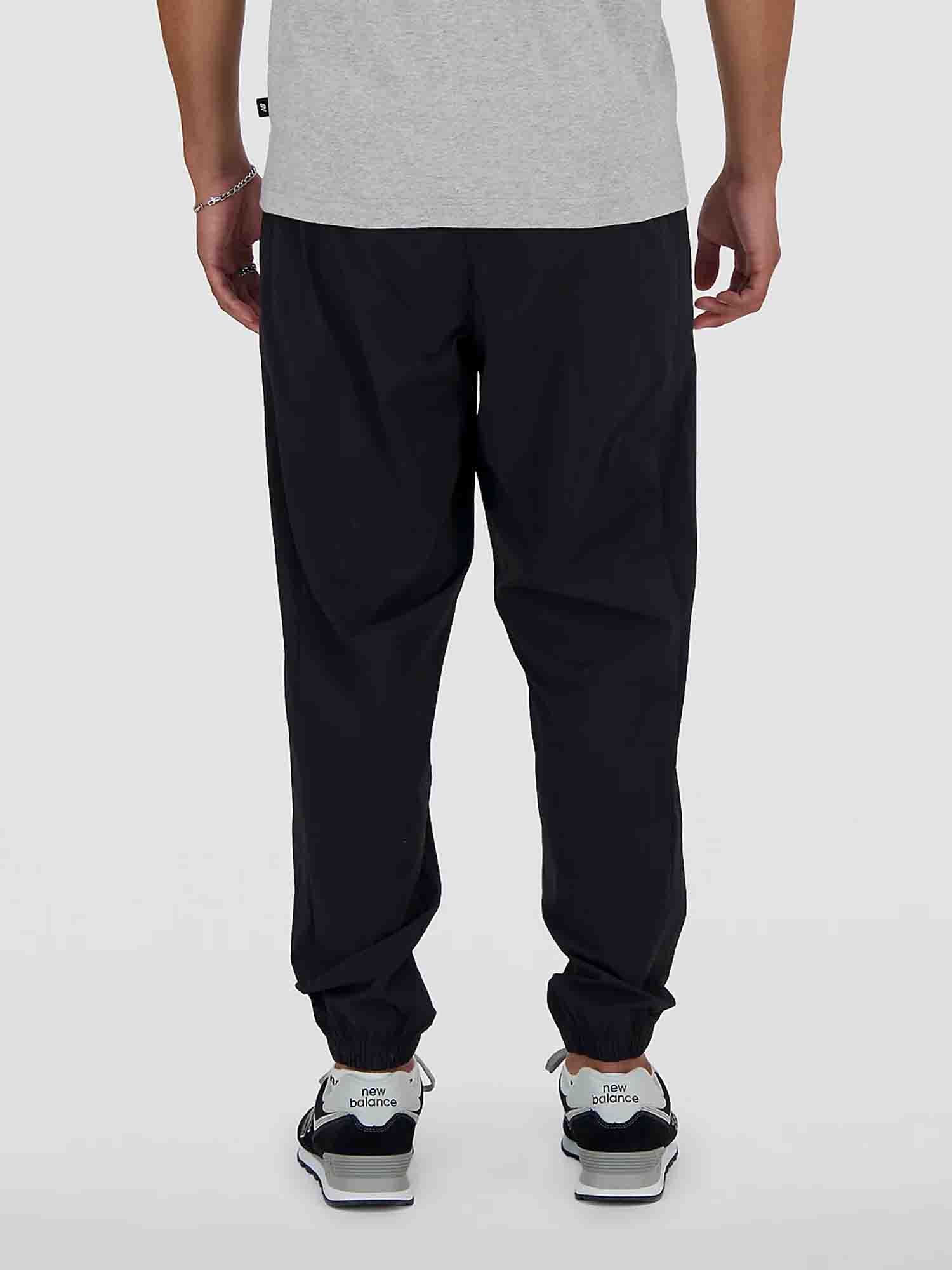 NEW BALANCE ATHLETICS STRETCH WOVEN JOGGER NERO