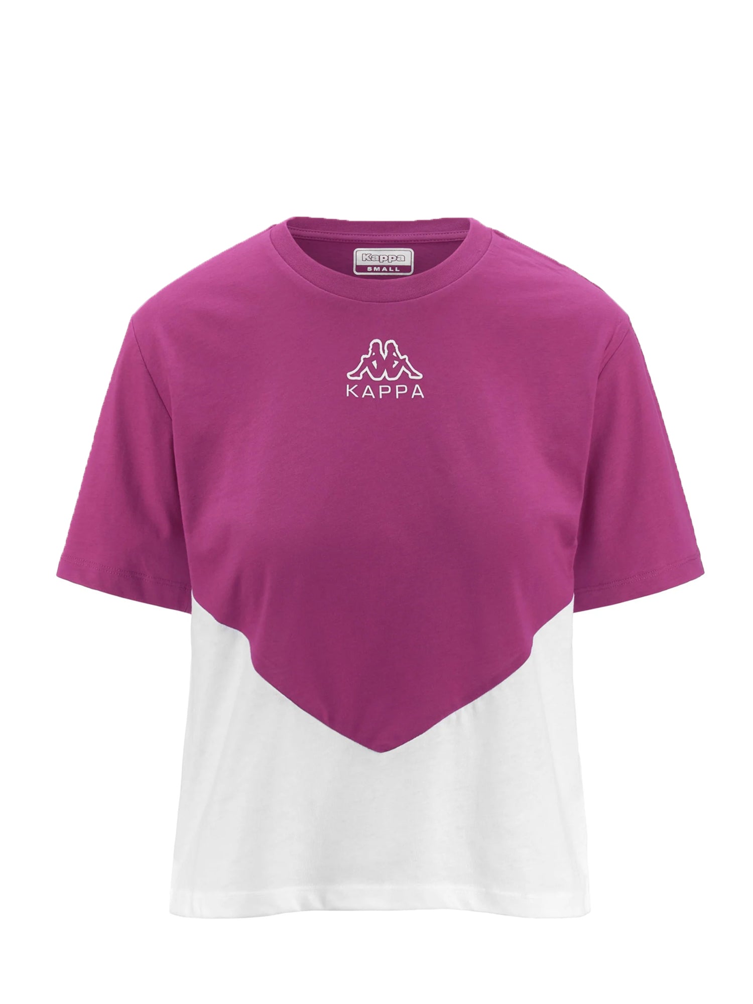 KAPPA T-SHIRT ECE FUXIA - BIANCO