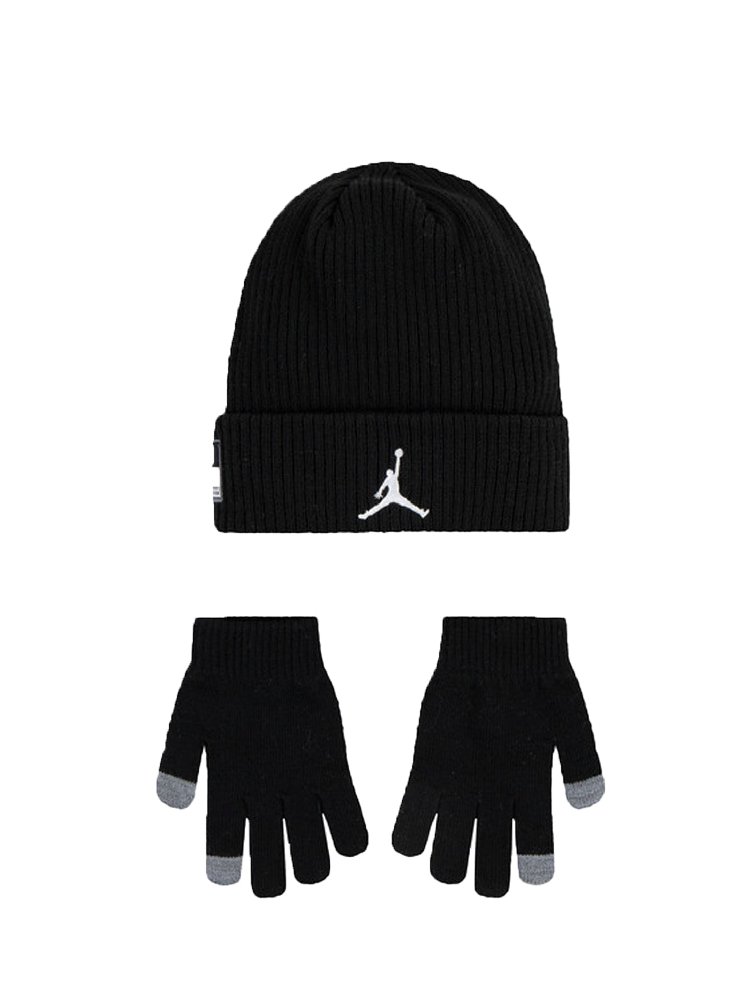 JORDAN SET CAPPELLO+GUANTI JAN 23 JERSEY NERO