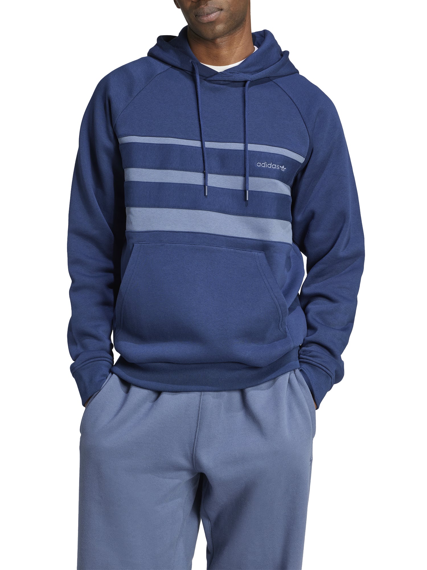 ADIDAS ORIGINALS FELPA CON CAPPUCCIO THE FRIST BLU