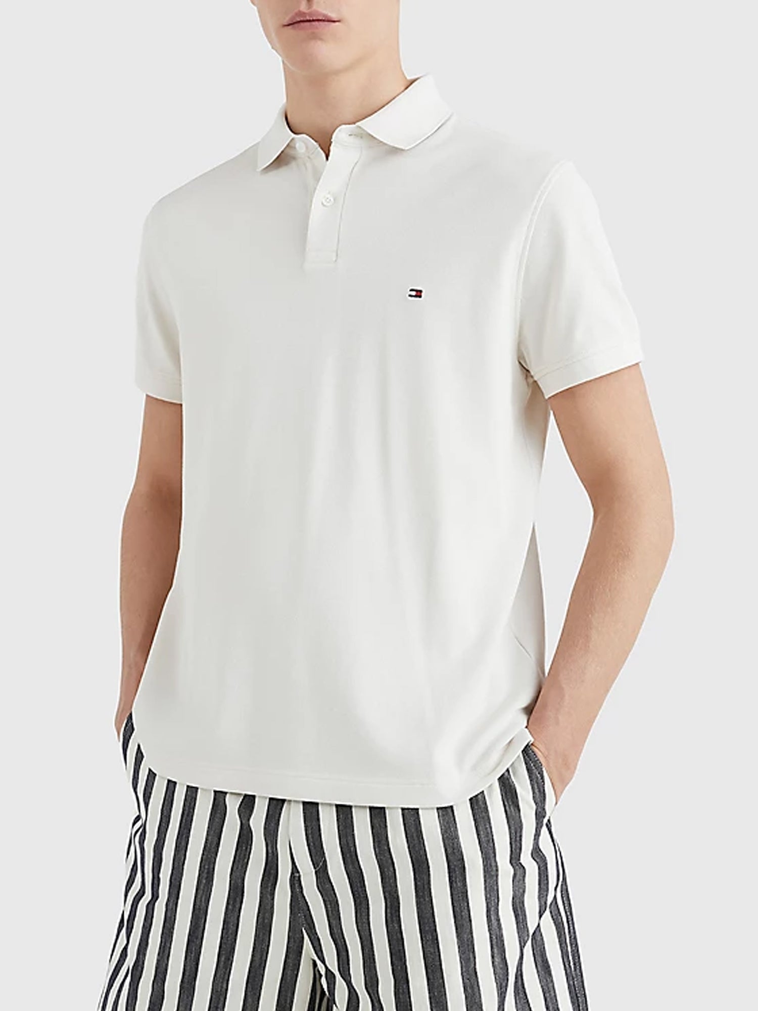 TOMMY HILFIGER POLO 1985 REGULAR FIT BIANCO