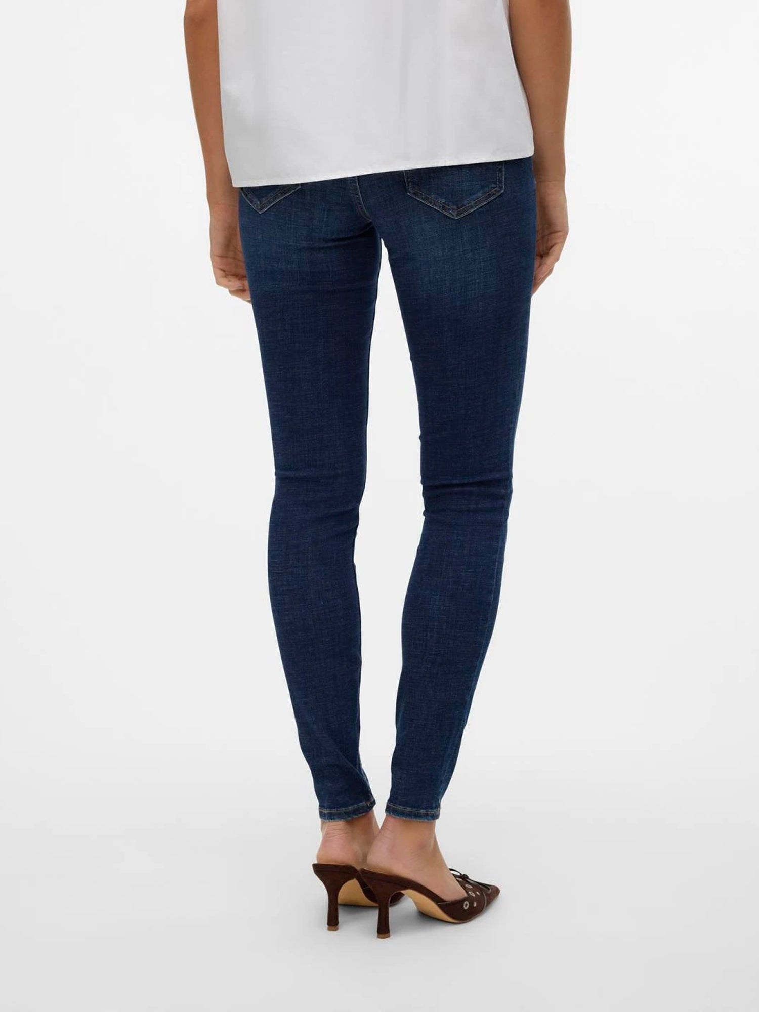 VERO MODA JEANS SKINNY FIT FLASH IN DENIM BLU SCURO