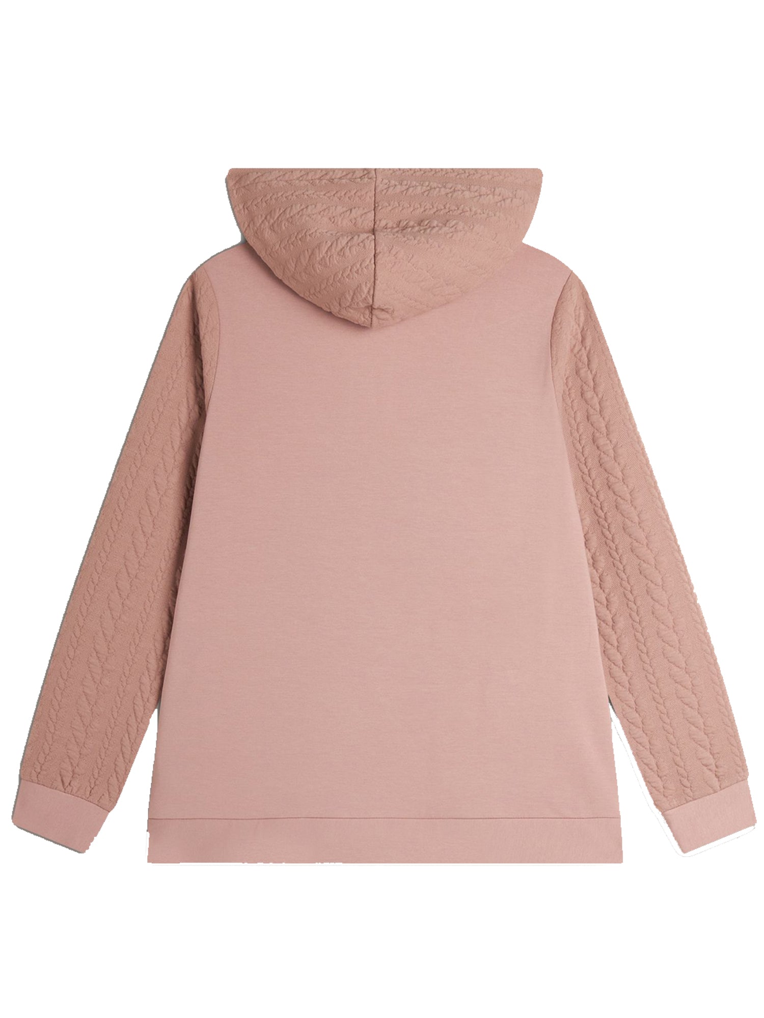 FREDDY FELPA FULL-ZIP CON CAPPUCCIO ROSA