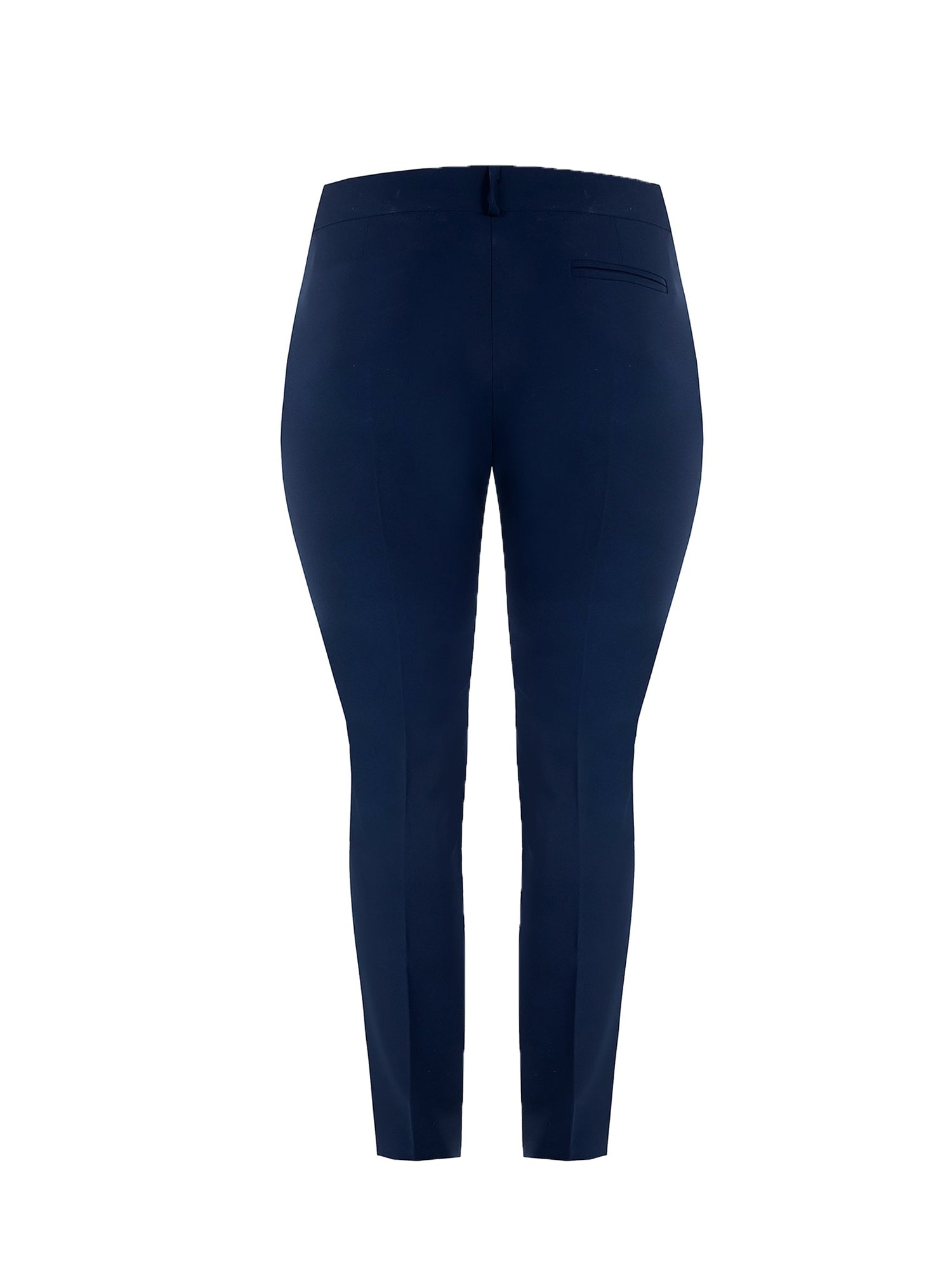 RINASCIMENTO CURVY PANTALONI SKINNY CROPPED BLU