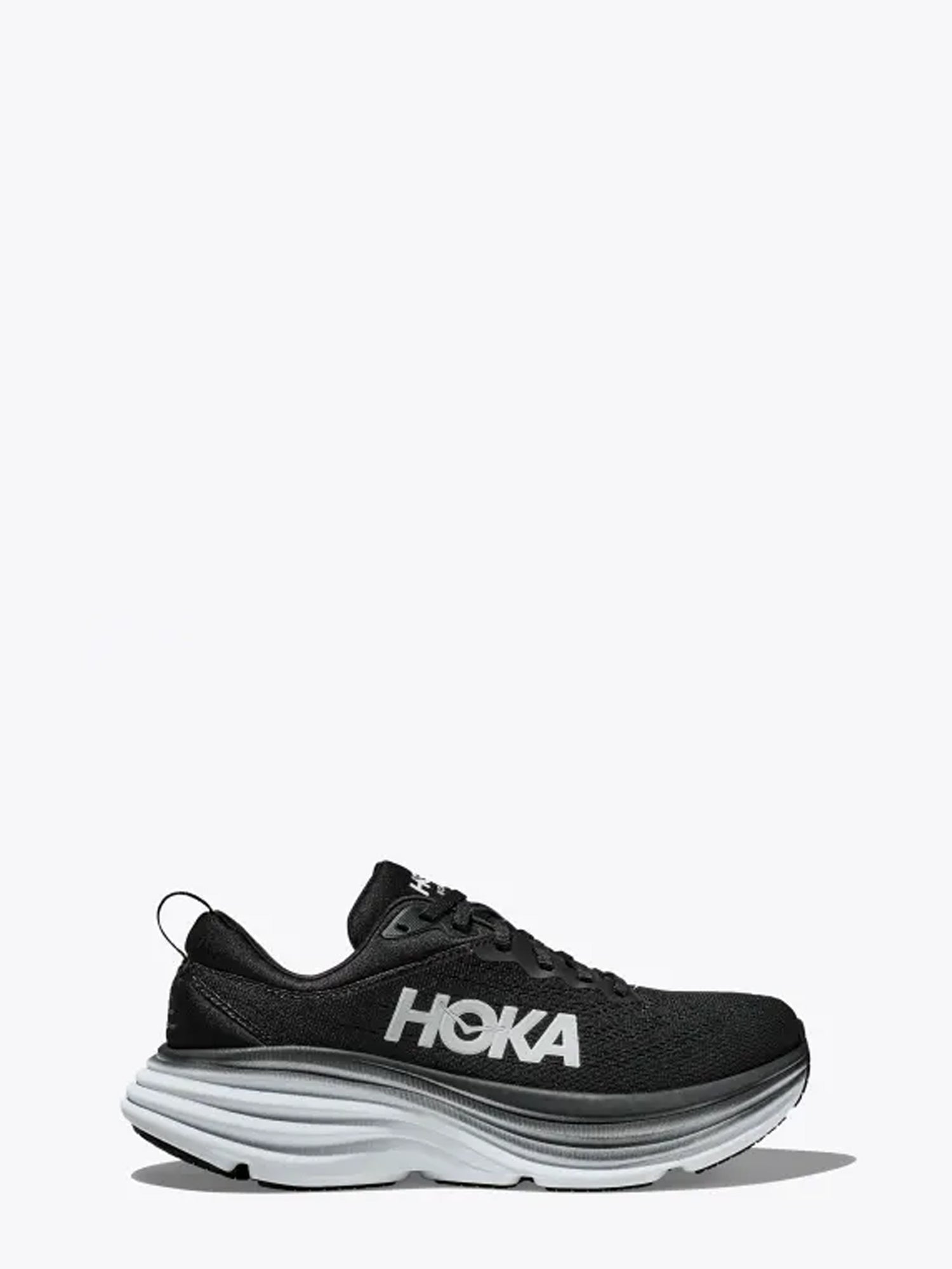 HOKA ONE ONE SCARPE RUNNING BONDI 8 NERO