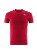 kappa-t-shirt-cafers-slim-rosso