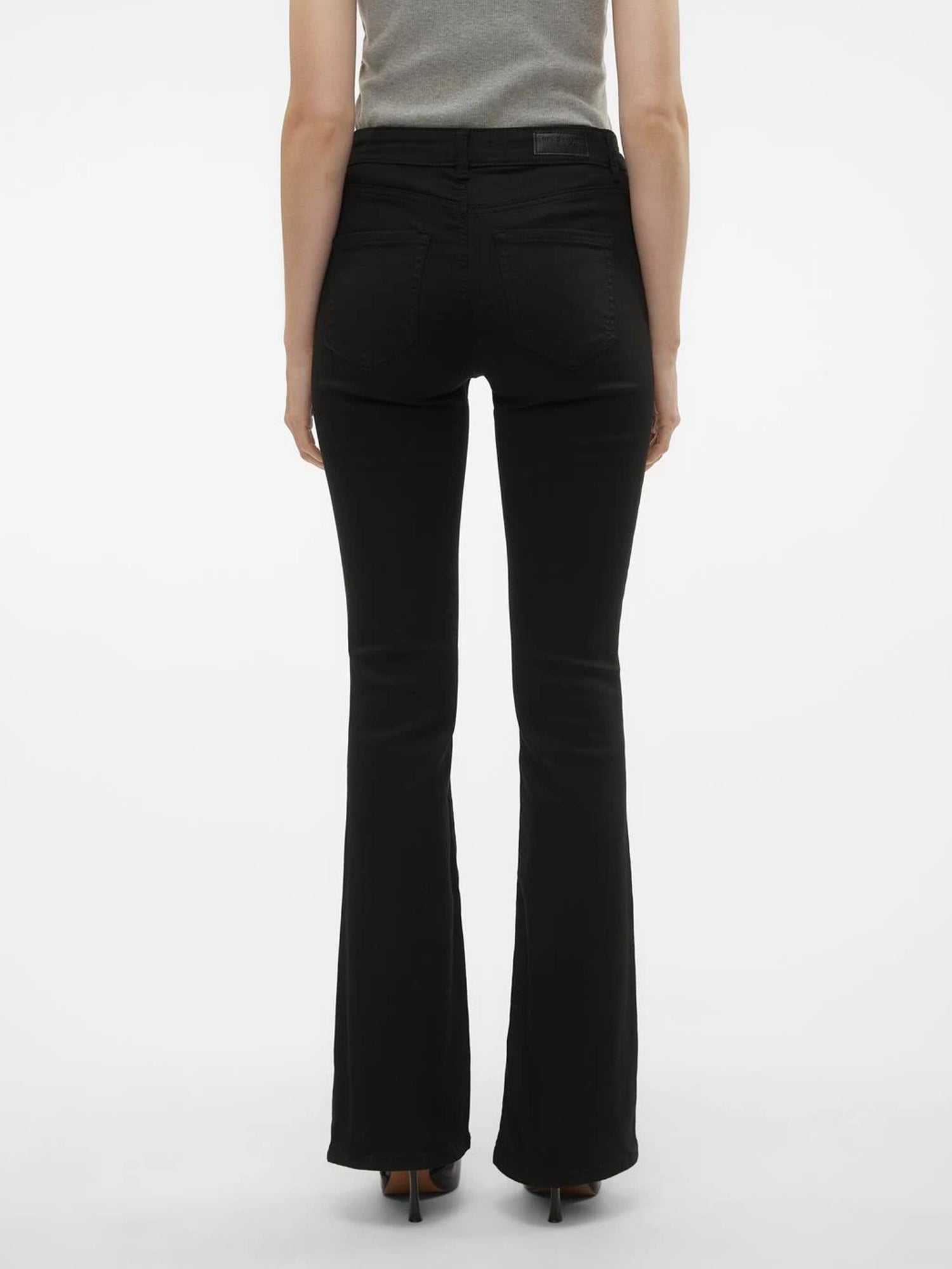 VERO MODA JEANS FLARED FIT NERO