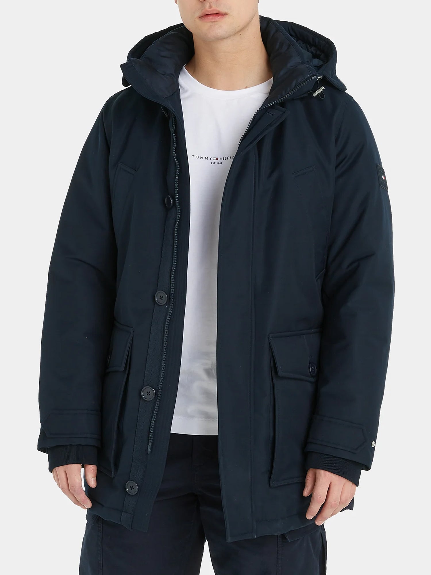 TOMMY HILFIGER PARKA ROCKIE BLU